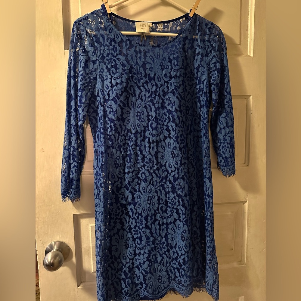 Lovely blue lace dress!